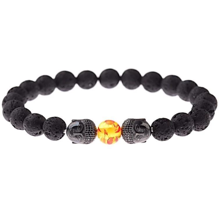 Bracelet en Perles Homme Bouddhiste en Pierre - Mon Bracelet Homme
