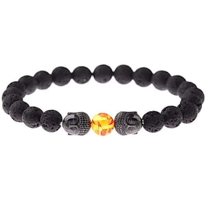 Bracelet en Perles Homme Bouddhiste en Pierre - Mon Bracelet Homme