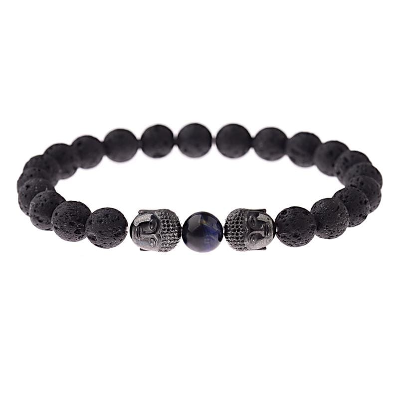 Bracelet en Perles Homme Bouddhiste en Pierre - Mon Bracelet Homme