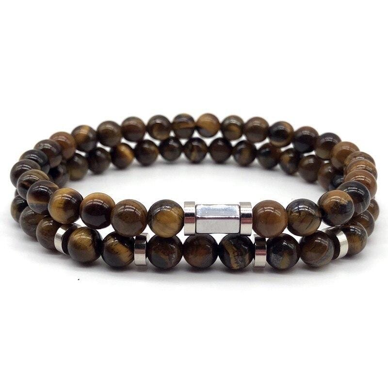 Bracelet en Perles Homme de 6mm en Pierre - Mon Bracelet Homme
