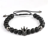 Bracelet en Perles Shamballa Couronne - Mon Bracelet Homme
