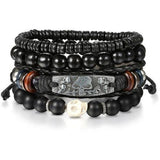 Bracelet Fantaisie Tête De Mort en Perles