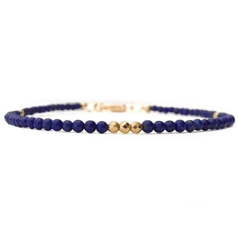 Bracelet Fin En Lapis Lazuli Pour Homme - Mon Bracelet Homme