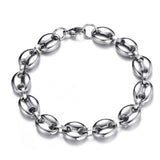 Bracelet Grain de Café Argent - Mon Bracelet Homme