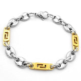 Bracelet Grain de Café Argent Homme Pas Cher