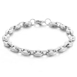 Bracelet Grain de Café Homme Argent - Mon Bracelet Homme
