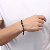 Bracelet Grain de Café Noir - Mon Bracelet Homme