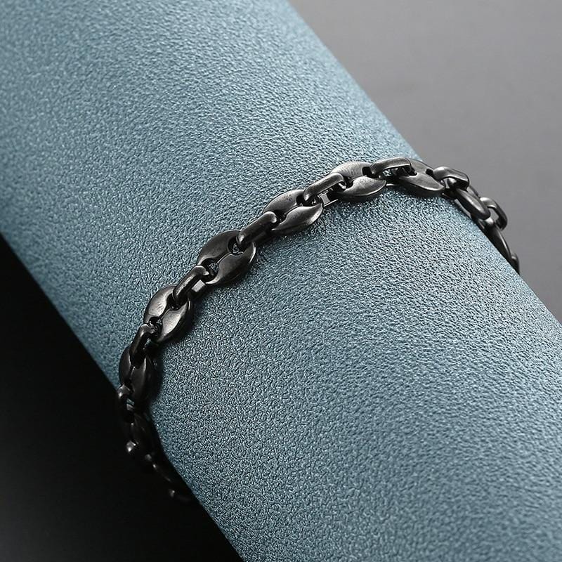 Bracelet Grain de Café Noir - Mon Bracelet Homme
