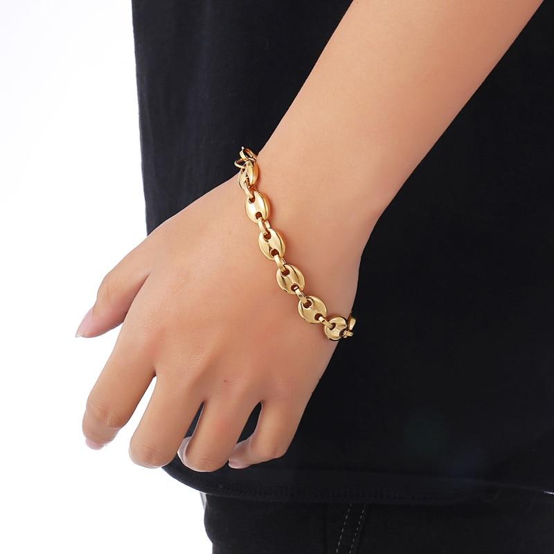 Bracelet Grain de Café Or Homme - Mon Bracelet Homme