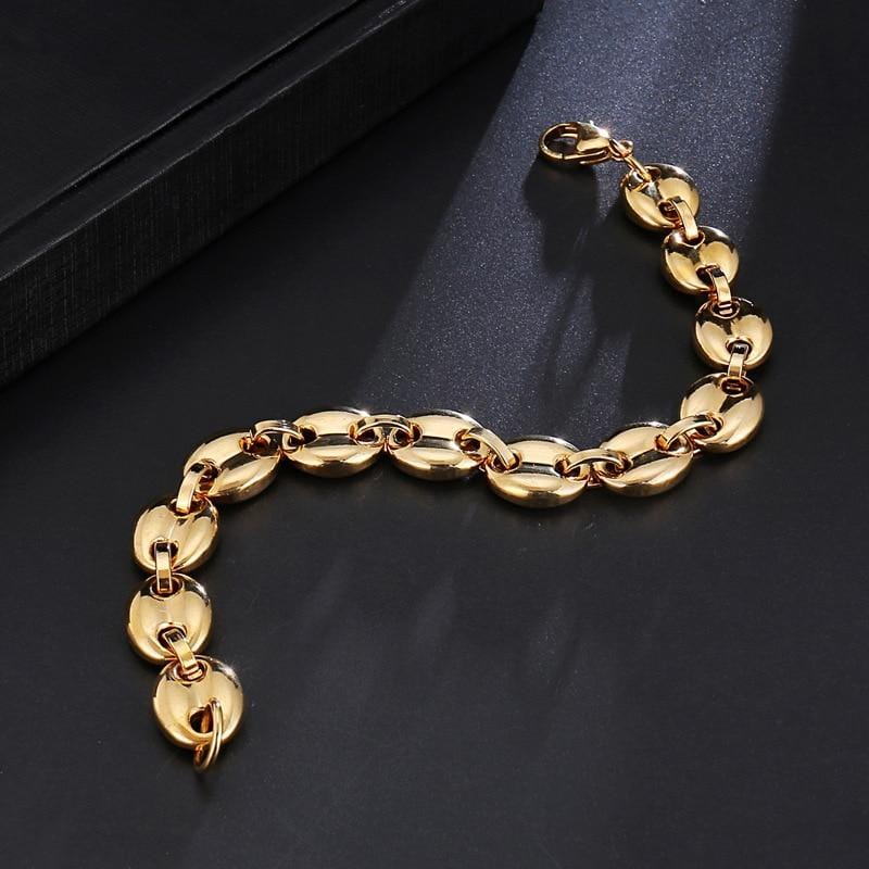 Bracelet Grain de Café Or Homme - Mon Bracelet Homme