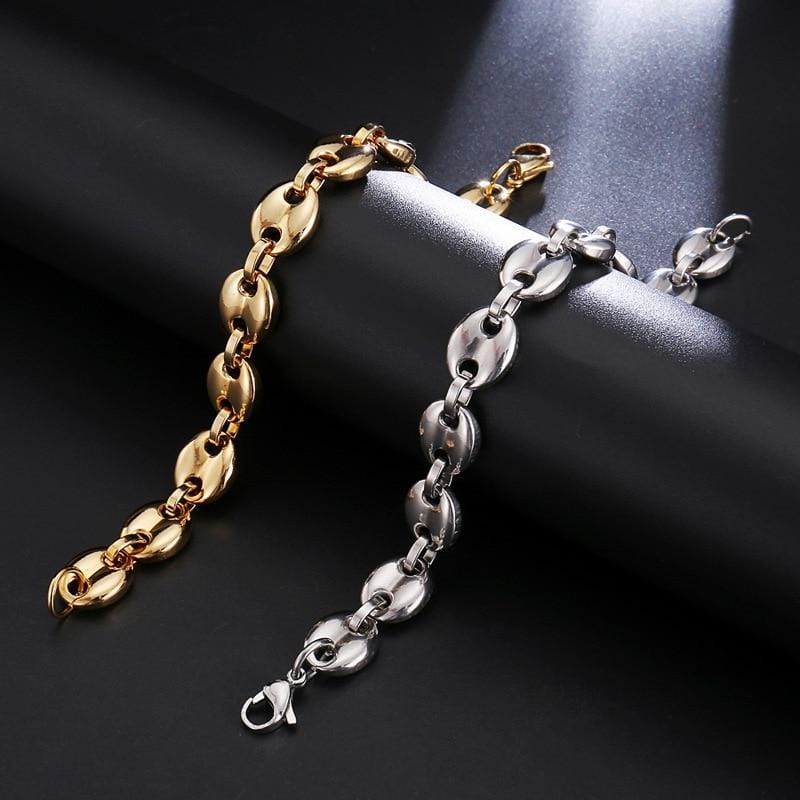 Bracelet Grain de Café Or Homme - Mon Bracelet Homme
