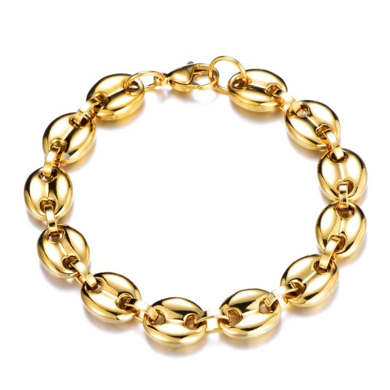 Bracelet Grain de Café Or Homme - Mon Bracelet Homme