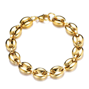 Bracelet Grain de Café Or Homme - Mon Bracelet Homme
