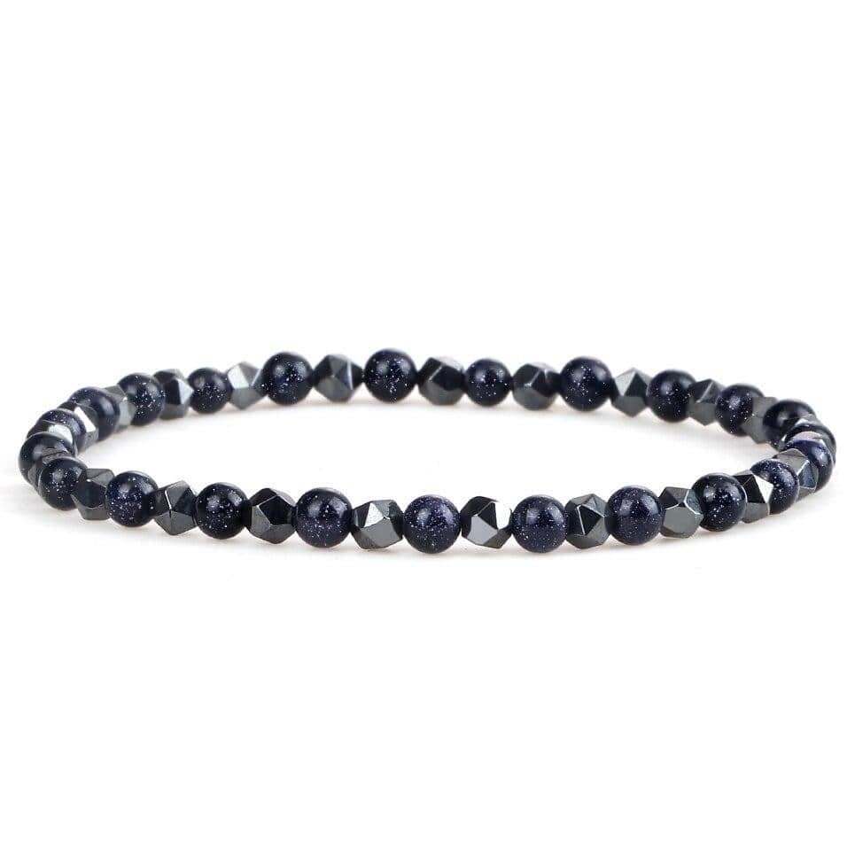 Bracelet Hématite 4Mm Jasper pour Homme en Perles - Mon Bracelet Homme