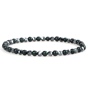 Bracelet Hématite 4Mm Kairo pour Homme en Perles - Mon Bracelet Homme