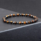Bracelet Hématite de 4Mm pour Homme en Perles - Mon Bracelet Homme