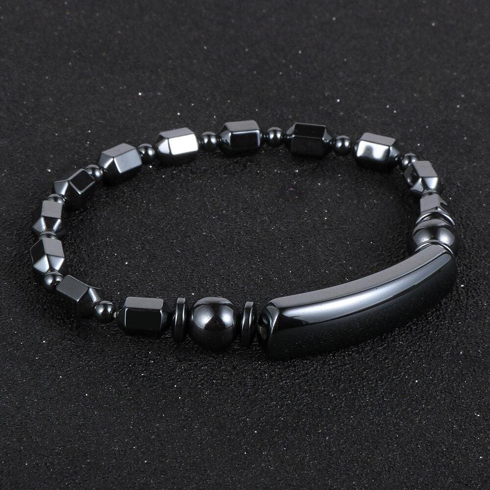 Bracelet Hématite En Perles Miles pour Homme - Mon Bracelet Homme