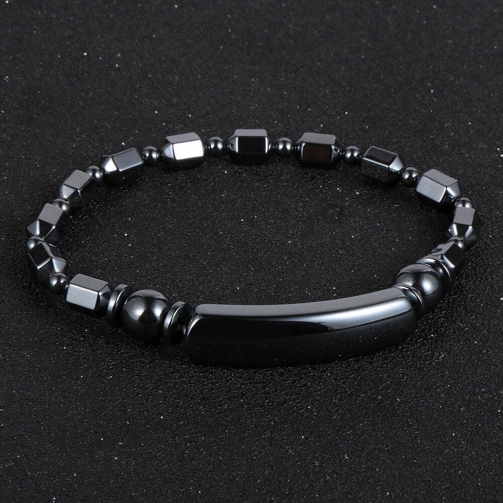 Bracelet Hématite En Perles Miles pour Homme - Mon Bracelet Homme