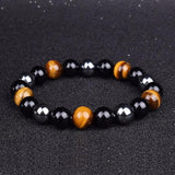 Bracelet Hématite Véritable Caleb pour Homme en Perles - Mon Bracelet Homme