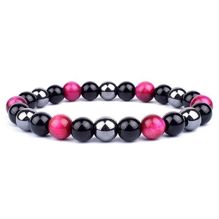 Bracelet Hématite Véritable Erick pour Homme en Perles - Mon Bracelet Homme