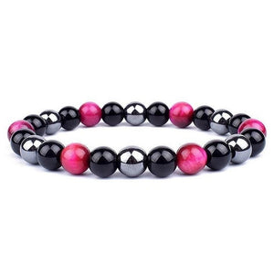 Bracelet Hématite Véritable Erick pour Homme en Perles - Mon Bracelet Homme