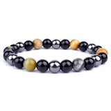 Bracelet Hématite Véritable Gustavo pour Homme en Perles - Mon Bracelet Homme