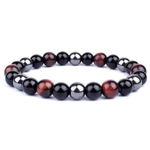 Bracelet Hématite Véritable Jaiden pour Homme - Mon Bracelet Homme