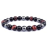 Bracelet Hématite Véritable Jaiden pour Homme