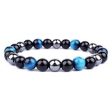 Bracelet Hématite Véritable Morgan pour Homme en Perles - Mon Bracelet Homme