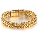 Bracelet Homme Acier Luxe