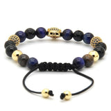 Bracelet Homme Bleu Luxe en Perle - Mon Bracelet Homme