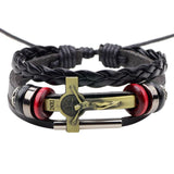 Bracelet Homme Croix Dorée Crucifix - Mon Bracelet Homme