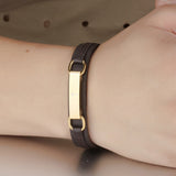 Bracelet Homme Croix et Bible en Cuir - Mon Bracelet Homme