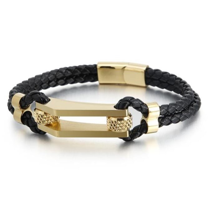 Bracelet Homme Cuir Tressé Luxe - Mon Bracelet Homme
