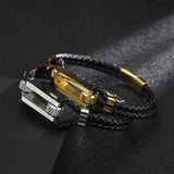 Bracelet Homme Cuir Tressé Luxe - Mon Bracelet Homme