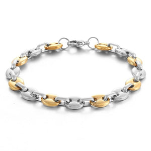 Bracelet Homme Grain de Café Acier - Mon Bracelet Homme