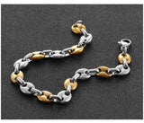 Bracelet Homme Grain de Café Acier - Mon Bracelet Homme