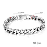Bracelet Homme Luxe Argent - Mon Bracelet Homme