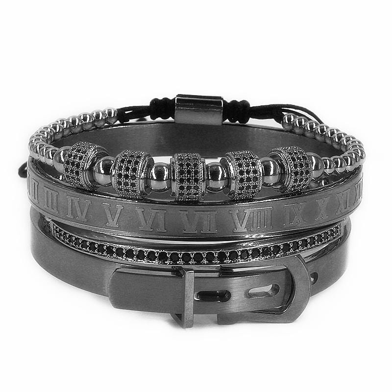 Bracelet Homme Luxe Or en Acier - Mon Bracelet Homme
