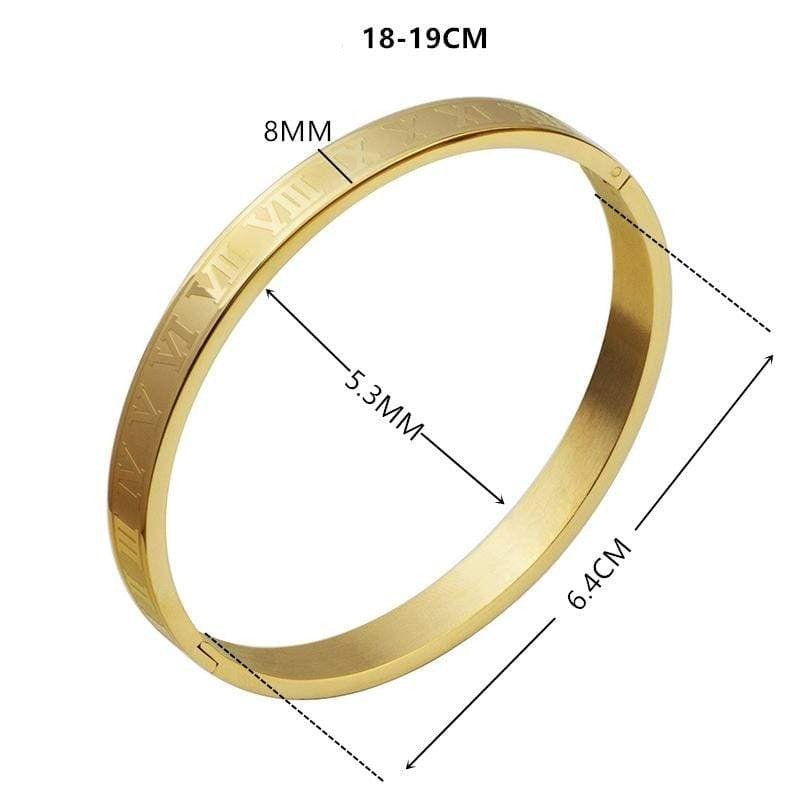 Bracelet Homme Luxe Or en Acier - Mon Bracelet Homme