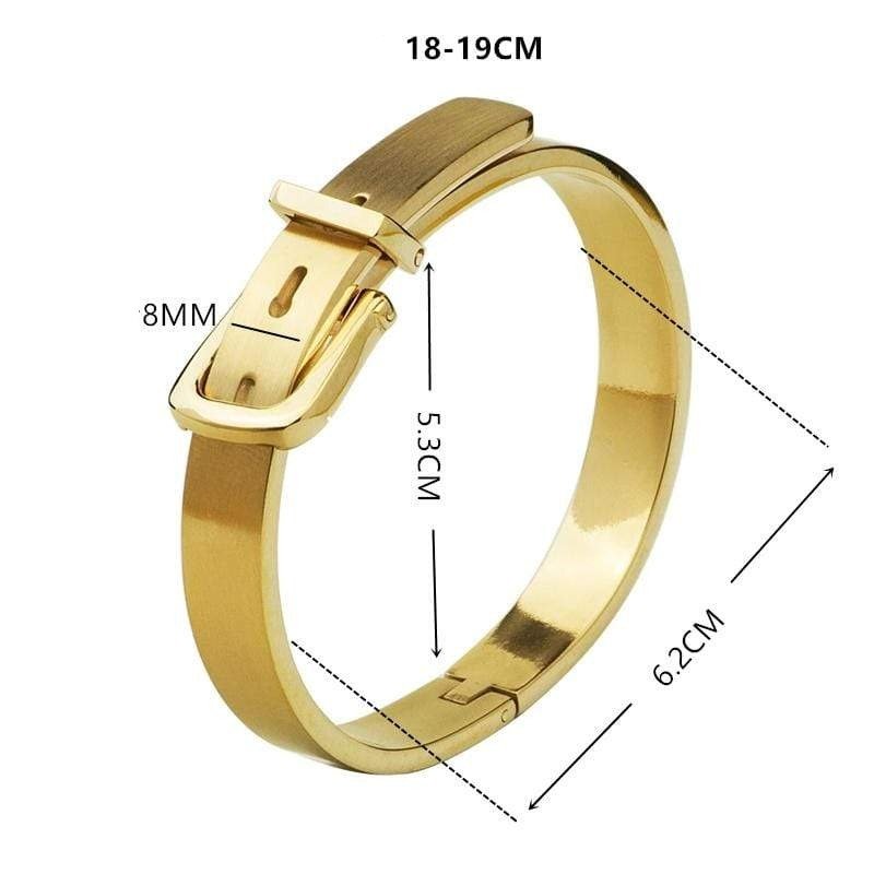 Bracelet Homme Luxe Or en Acier - Mon Bracelet Homme