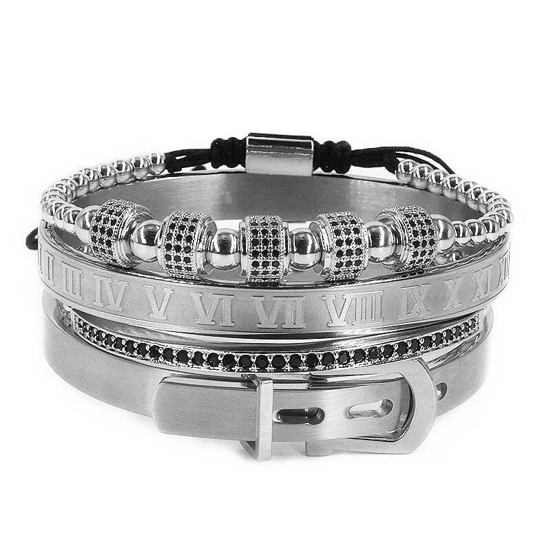 Bracelet Homme Luxe Or en Acier - Mon Bracelet Homme