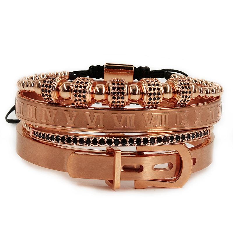 Bracelet Homme Luxe Or en Acier - Mon Bracelet Homme
