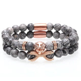 Bracelet Homme Luxe Perle en Pierre - Mon Bracelet Homme