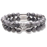 Bracelet Homme Luxe Perle en Pierre - Mon Bracelet Homme