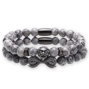 Bracelet Homme Luxe Perle en Pierre - Mon Bracelet Homme