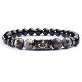 Bracelet Homme Marin Luxe en Perle - Mon Bracelet Homme