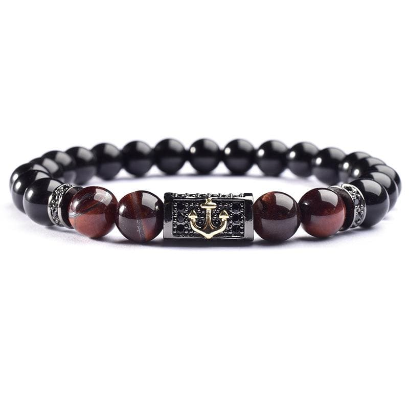 Bracelet Homme Marin Luxe en Perle - Mon Bracelet Homme