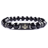 Bracelet Homme Marin Luxe en Perle - Mon Bracelet Homme
