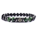 Bracelet Homme Marin Luxe en Perle - Mon Bracelet Homme